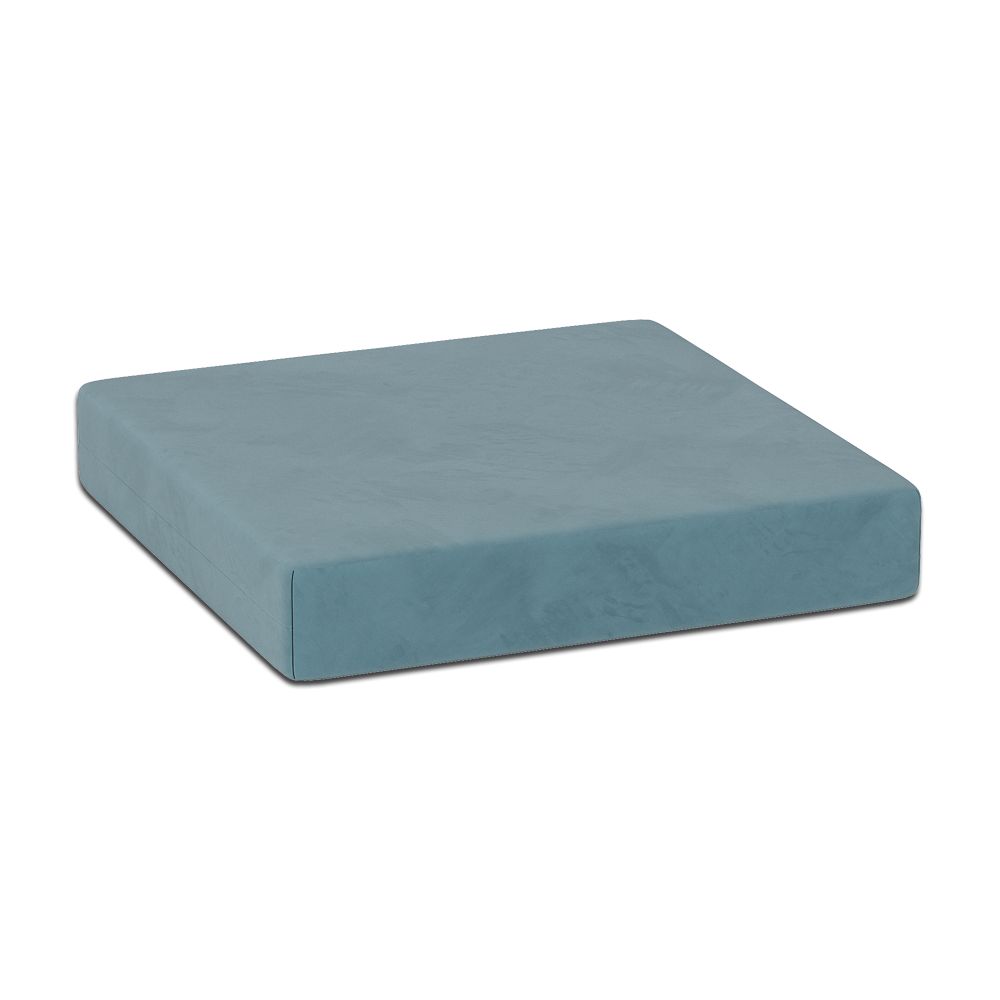 Bekijk afbeelding op volledig scherm Zitkussen op maat in velours