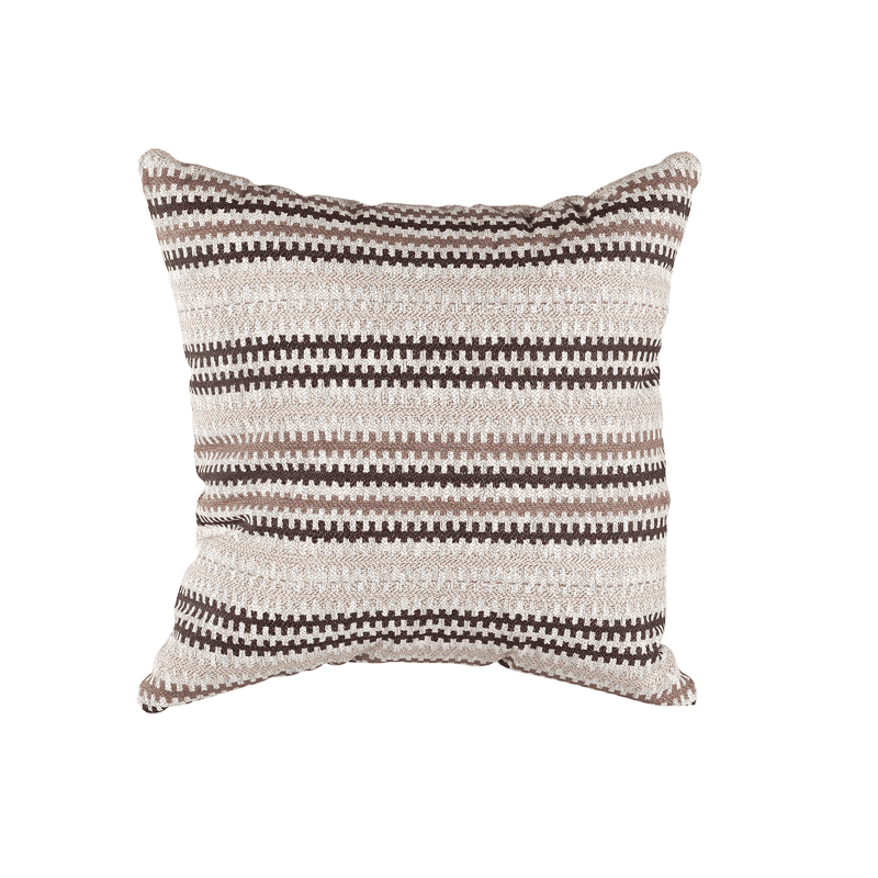 Bekijk afbeelding op volledig scherm Sierkussen op maat in bouclé-jacquard