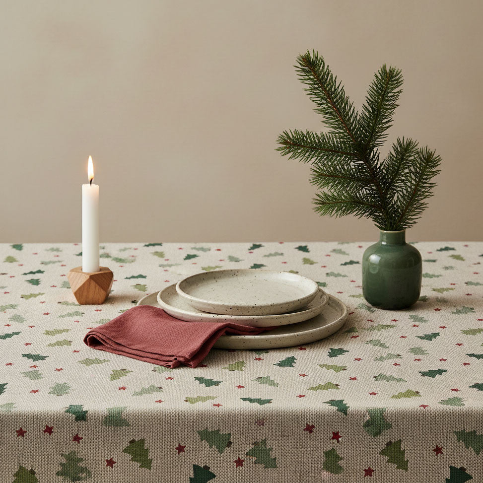 Afbeelding op volledig scherm Kersttafelkleed
