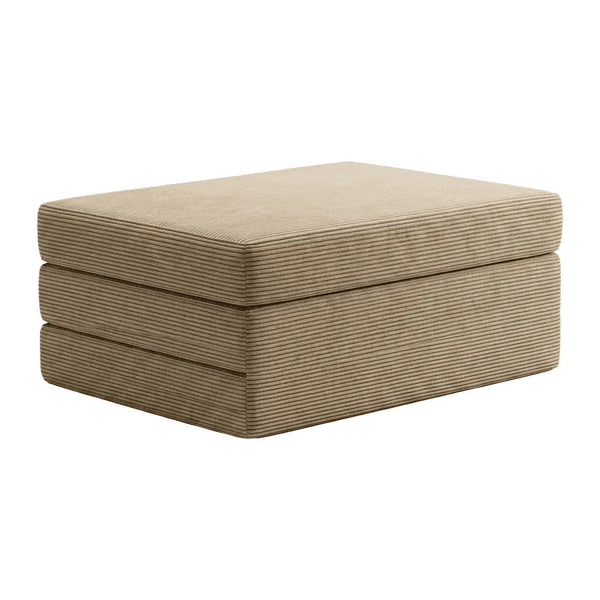 Vouwmatras op maat in Velvet - Sand - S2500