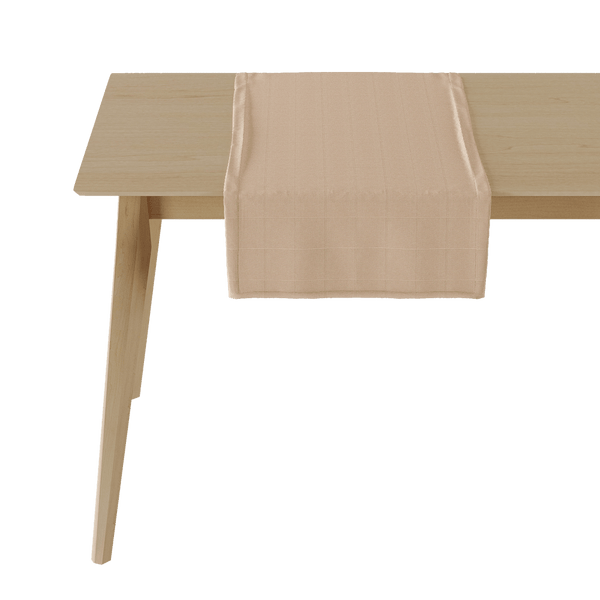 Katoen Tafellopers. - Creme - D1011-