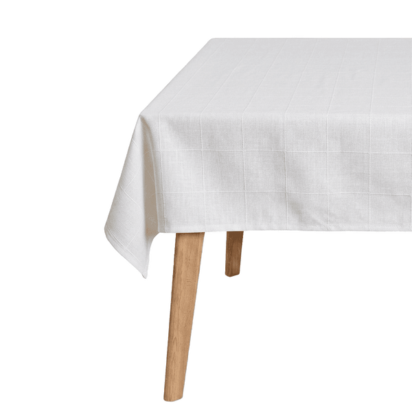Katoenen tafelkleed. - White - D1010.
