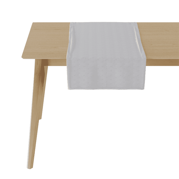 Damast Tafellopers - White - D1050-