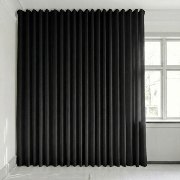 Gordijn (Bris) - Soft Black - C2623