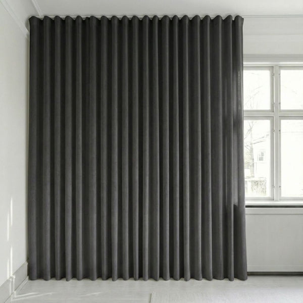 Gordijn (Bris) - Charcoal - C2622