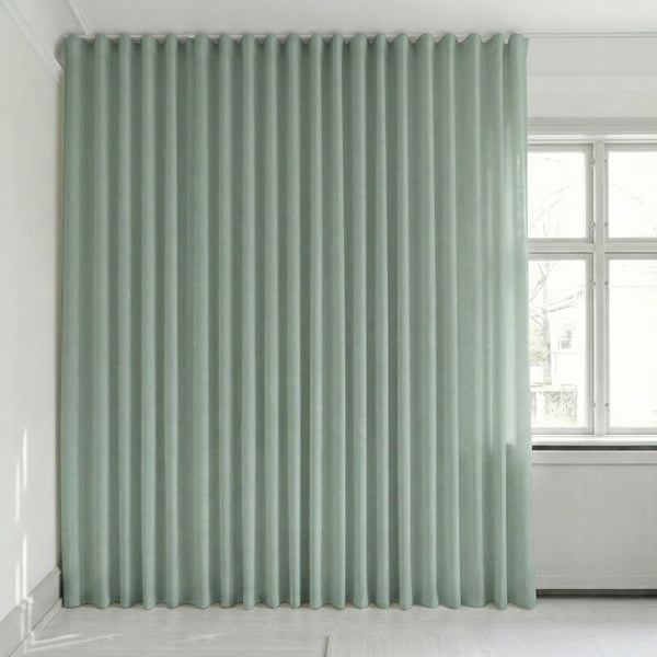 Semitransparant gordijn op maat – Rooma - Seafoam - C1633