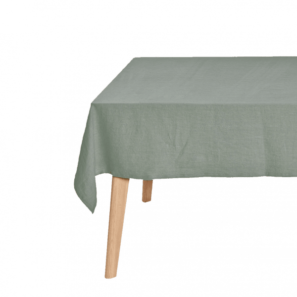 Khaki Linnen tafelkleed