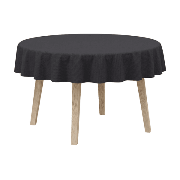 Rond tafelkleed - Black - D1037´