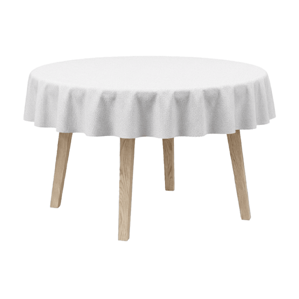 Rond tafelkleed - Katoen - White - D1000¨