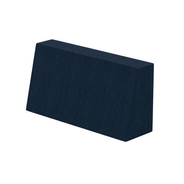 Rugkussen (schuine) - Marine - S8111
