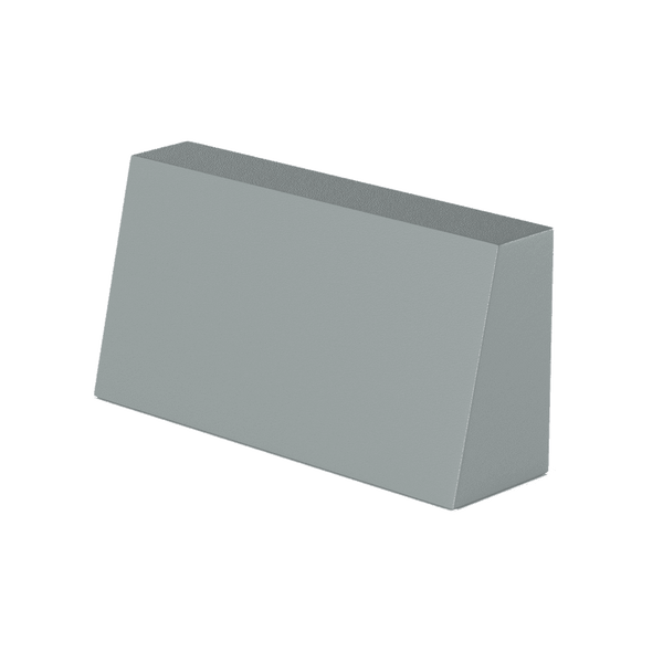 Rugkussen (schuine) - Aluminium - S3104