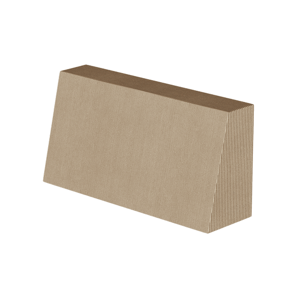 Schuin rugkussen op maat in Velvet - Sand - S2500: