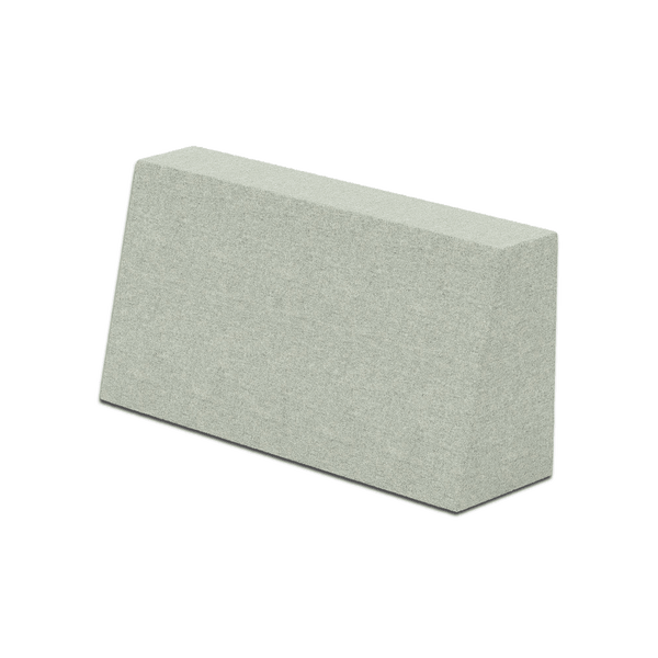 Rugkussen,(schuine) - Lys grå - S7011-