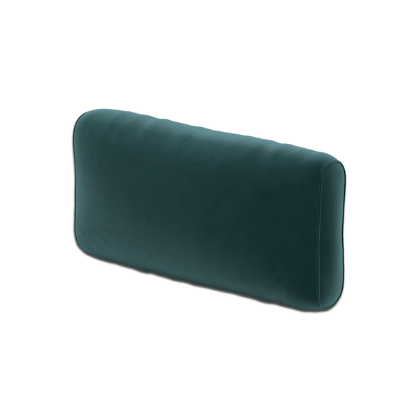 Zacht rugkussen op maat in velours - Garden. - S6018