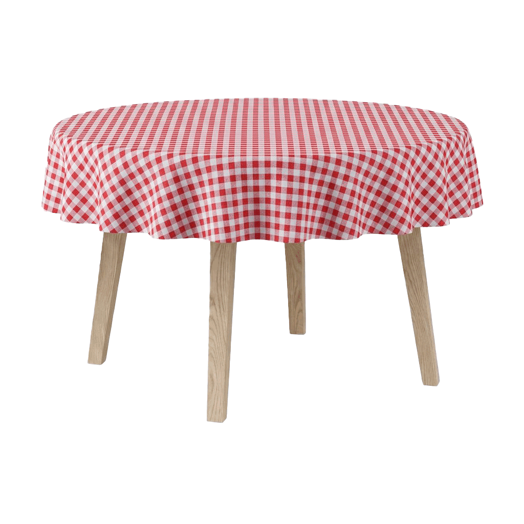 Rond tafelkleed in katoen