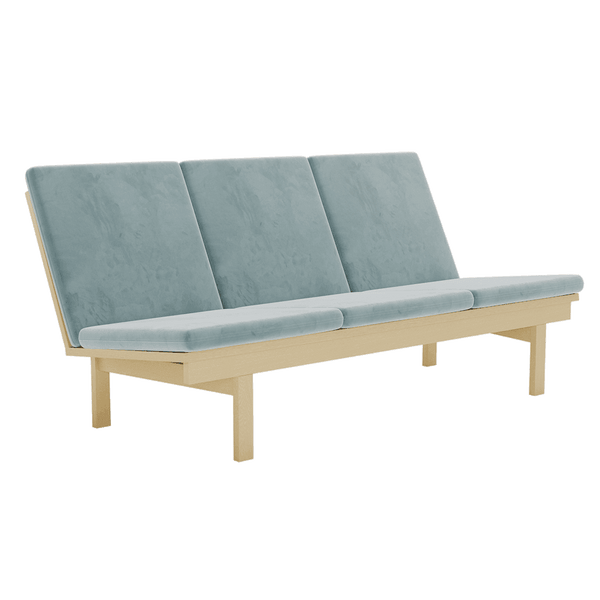 Kussenset voor Wegner GE 240/290 in velours - Velour - Cloud - S6017.