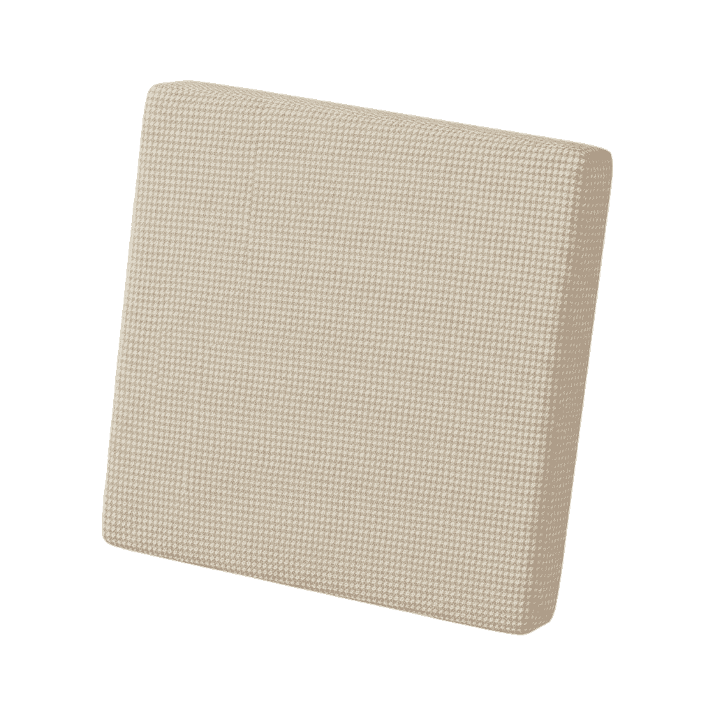 Gedessineerd wollen rugkussen op maat