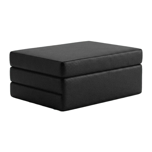 Vouwmatras op maat in kunstleer - Black - S3107