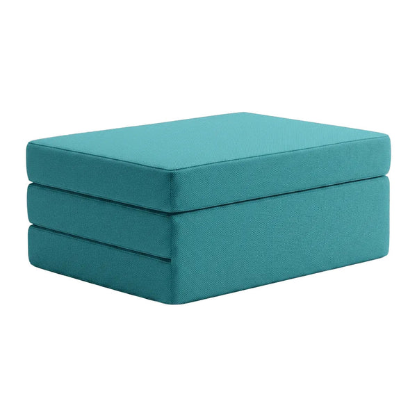 Vouwmatras op maat in Sunbrella - Turquoise - S4229