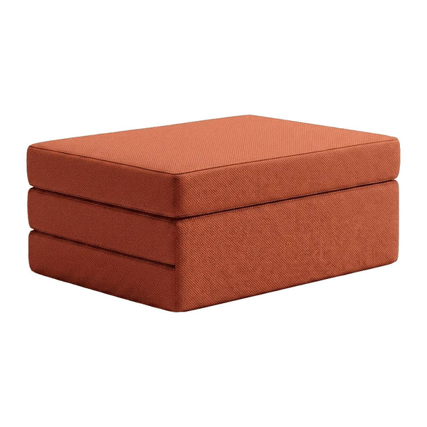 Vouwmatras op maat in Sunproof - Tangerine - S5214