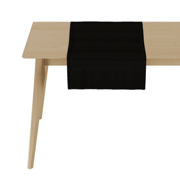 Katoen Tafellopers - Black - D1002-