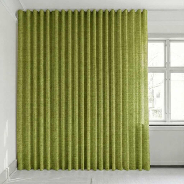 Semitransparant gordijn op maat – Disa - Lime Green - C2418