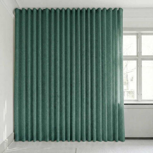 Semitransparant gordijn op maat – Disa - Moss Green - C2417