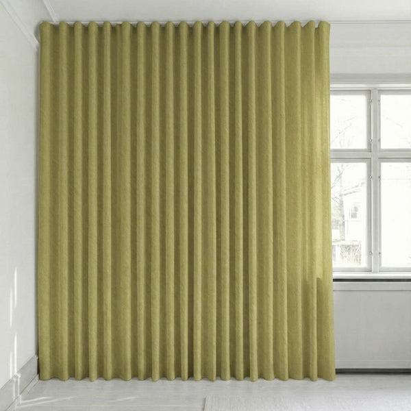 Semitransparant gordijn op maat – Rina - Moss Green - C1918