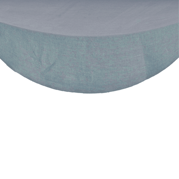 Rond tafelkleed - Linnen - Lake Blue