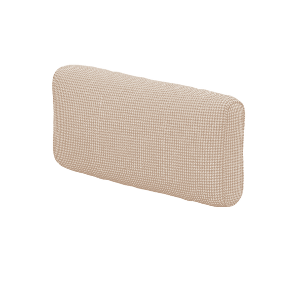 Zacht rugkussen op maat in gedessineerde wol - Cedar Wood - S7100
