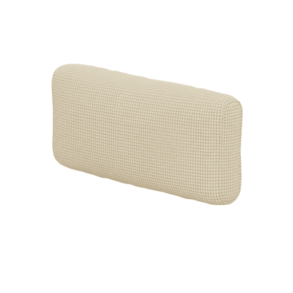Zacht rugkussen op maat in gedessineerde wol - Birch - S7101