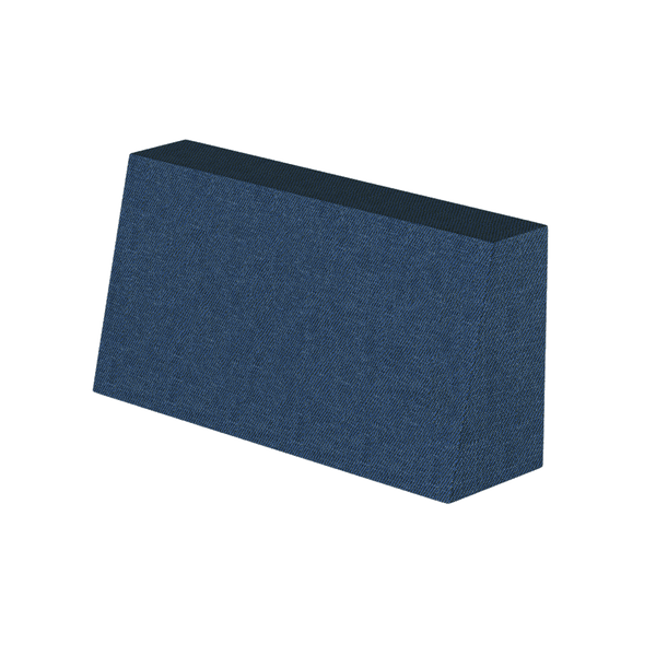 Rugkussen (schuine)' - Cobolt - S4257