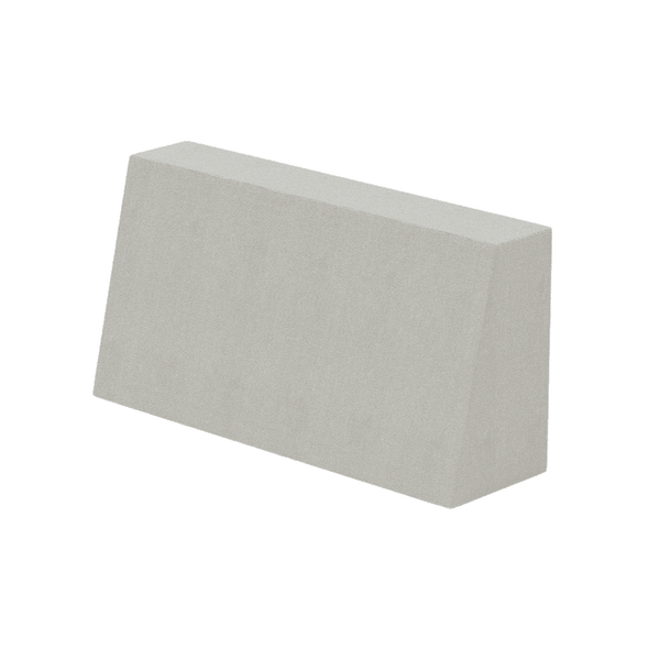 Rugkussen (schuine) - Snow - S8103