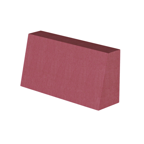 Rugkussen (schuine)' - Crimson - S4259