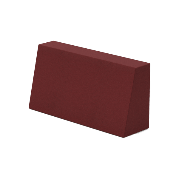 Rugkussen (schuine)_ - Granate - S4236