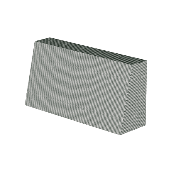 Rugkussen (schuine)' - Chrome - S4253