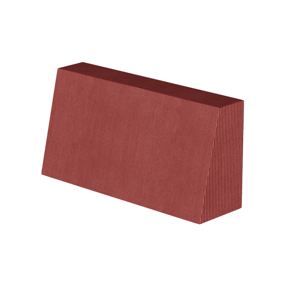 Schuin rugkussen op maat in Velvet - Rosewood - S2503: