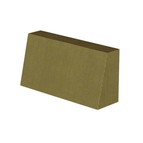 Schuin rugkussen op maat in Velvet - Army - S2506: