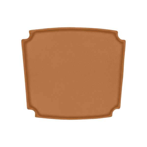 Rugkussen(schuine) Leer - Cognac - S3000´