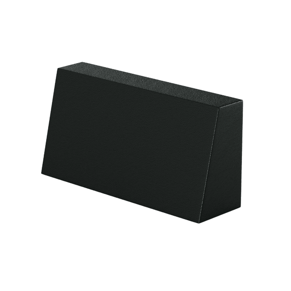 Rugkussen(schuine) Leer - Black - S3003